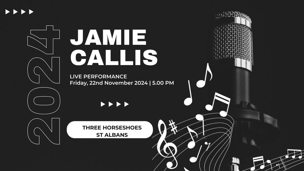 Live music with Jamie Callis