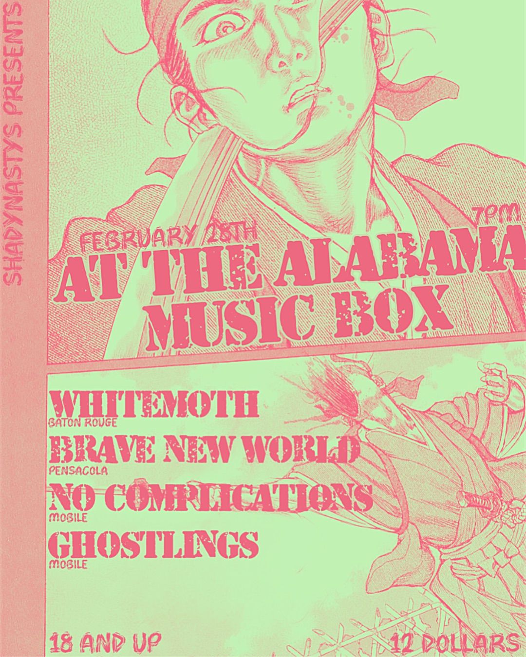 Whitemoth, BNW @ The Alabama Music Box 