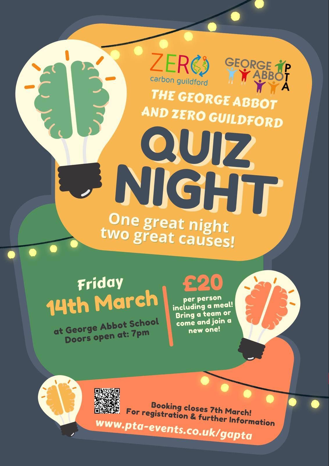 The George Abbot & ZERO Quiz Night