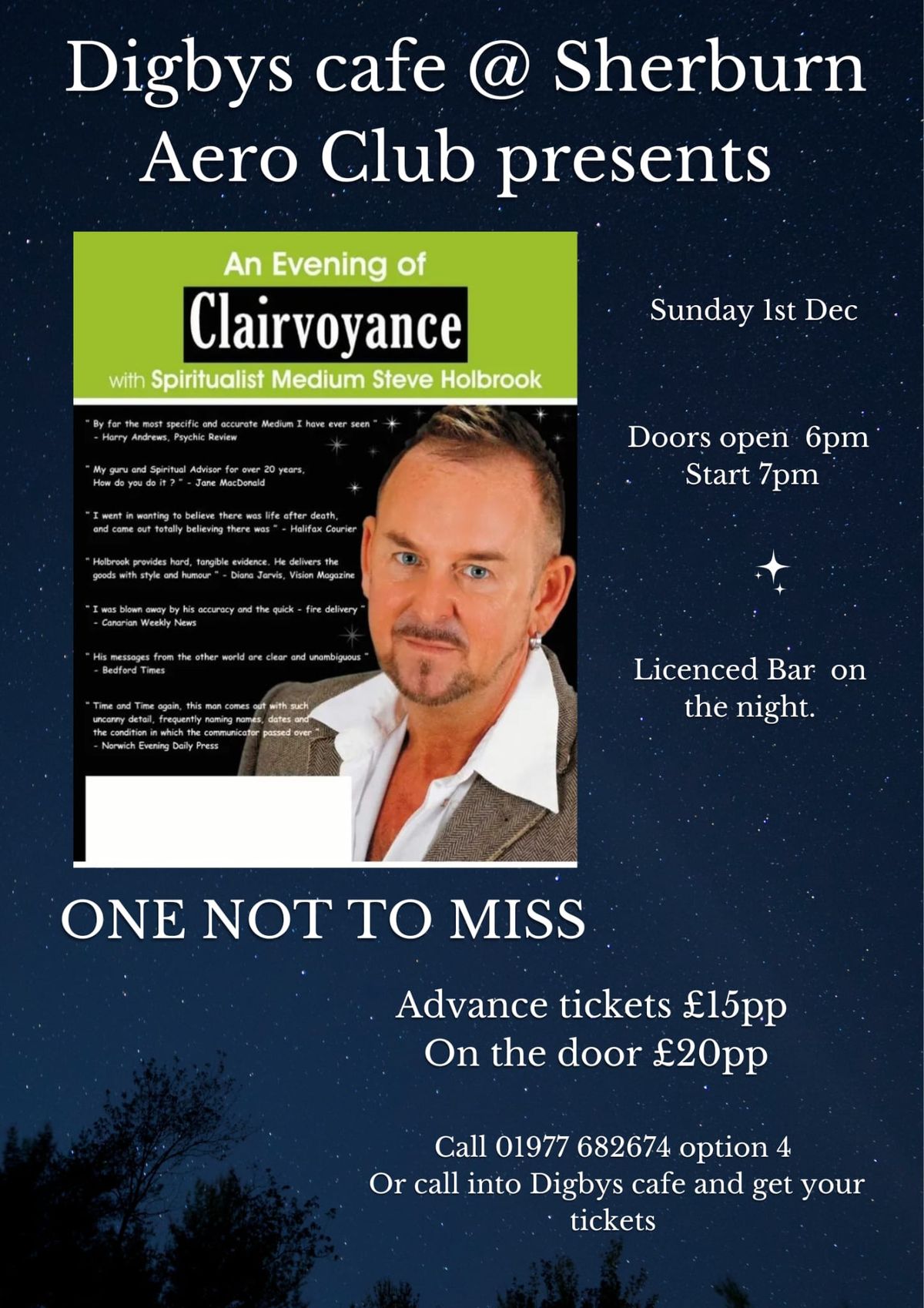 An Evening of Clairvoyance with Steve Holbrook