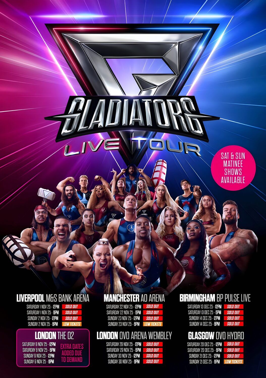 Gladiators Live Liverpool Tickets