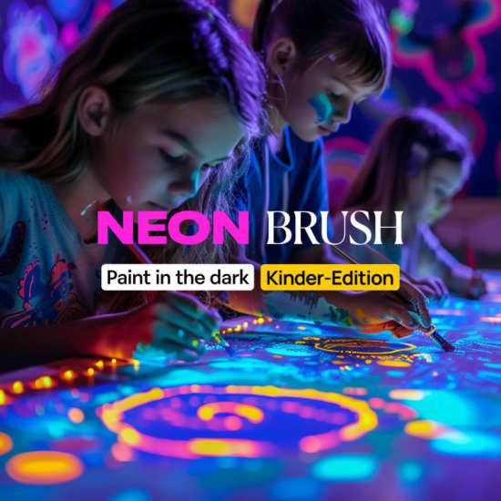 Neon Brush Kids: Ein familienfreundliches Kunsterlebnis