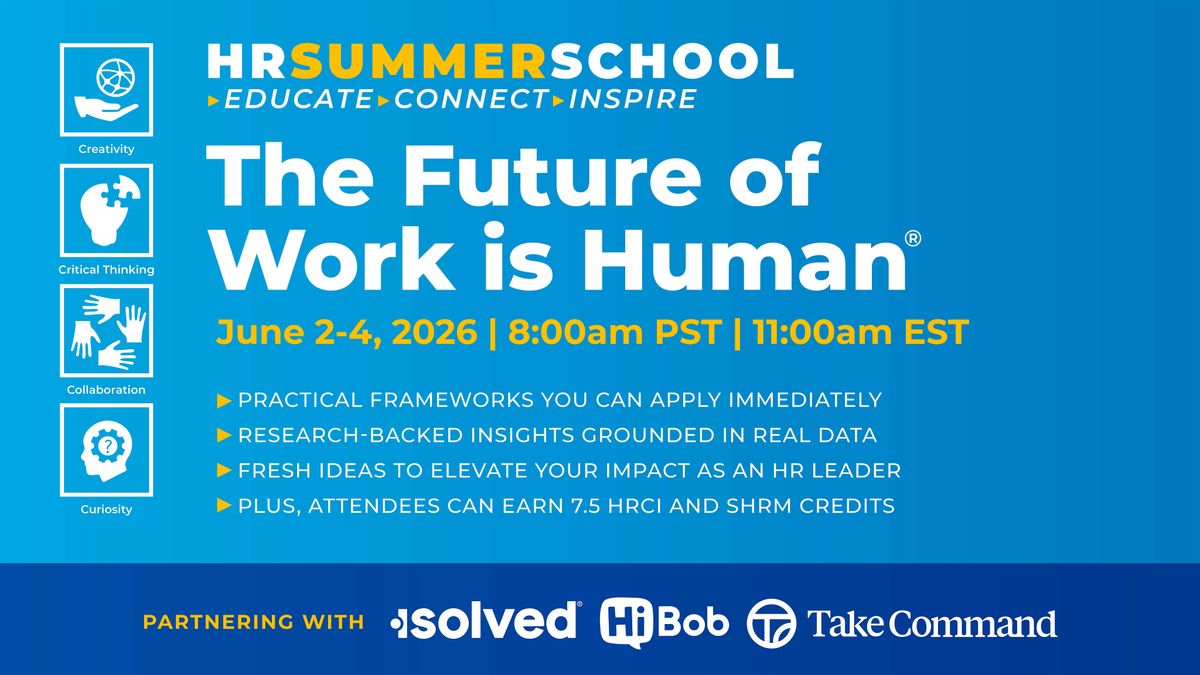 HR Summer School 2026 - Live in Nashville