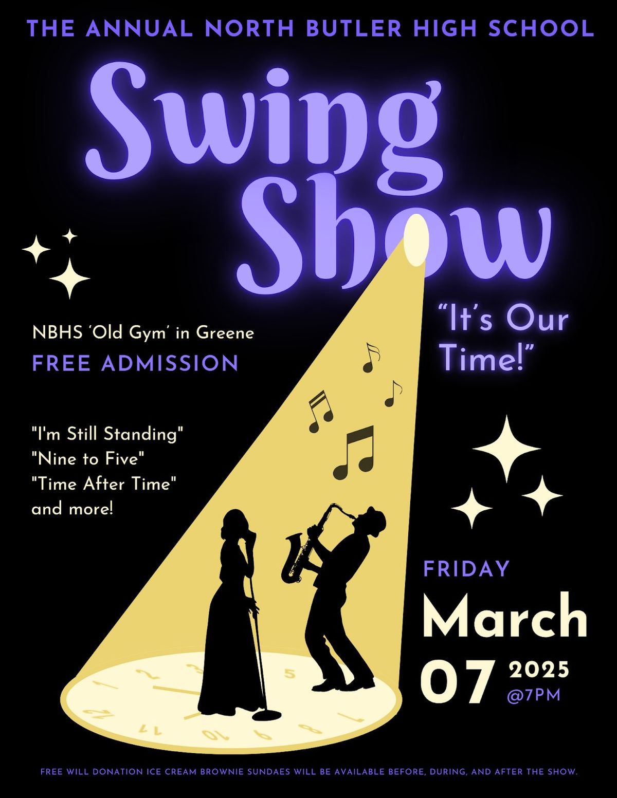 North Butler High School Swing Show: It's Our Time!