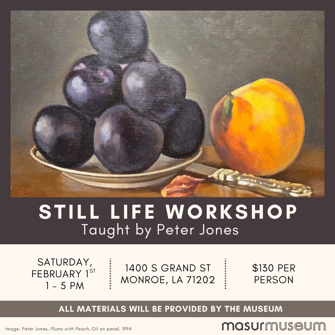 Still Life Workshop with Peter Jones