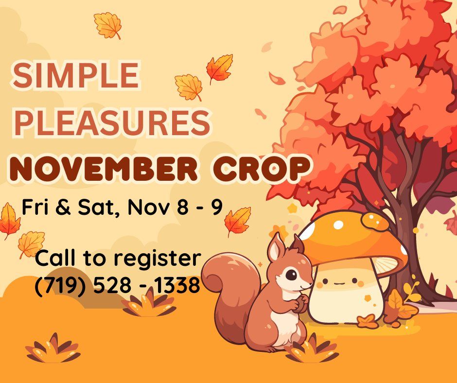 SP Novemberber Crop Weekend