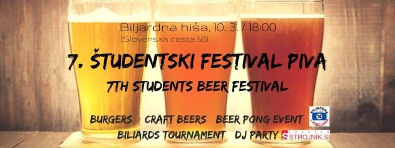 7. \u0160tudentski Festival Piva | 7th Students Beer Fest