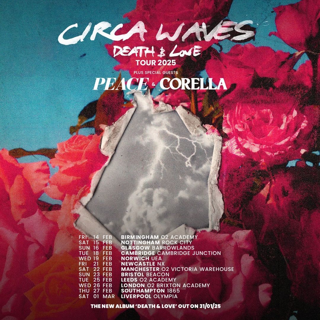 Circa Waves with Peace and Corella at Liverpool Olympia