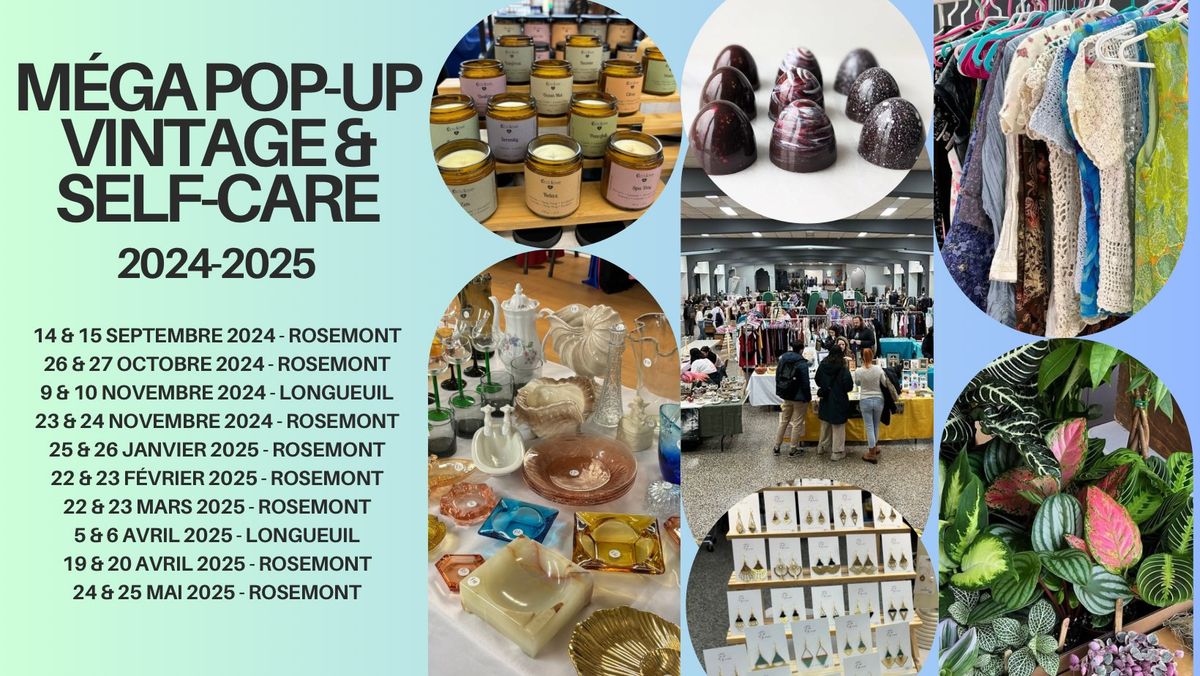 M\u00e9ga Pop-Up Vintage & Self-Care | 19 & 20 AVRIL 2025