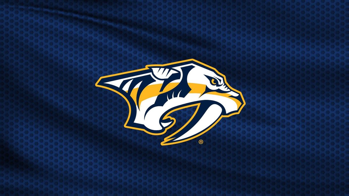 Nashville Predators vs. San Jose Sharks