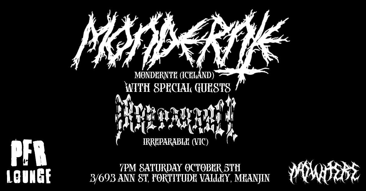 Mondernte - Antipodean Curses Tour - Brisbane