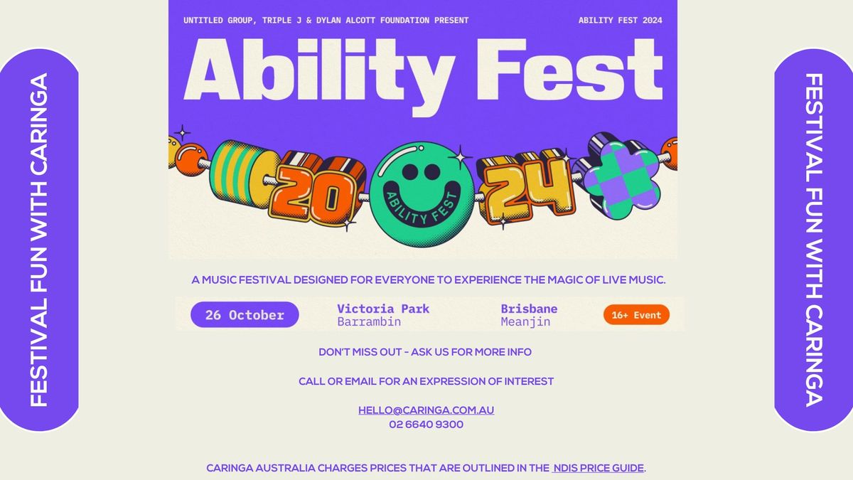 Caringa x Ability Fest 2024