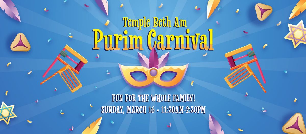 Temple Beth Am Purim Carnival 2025