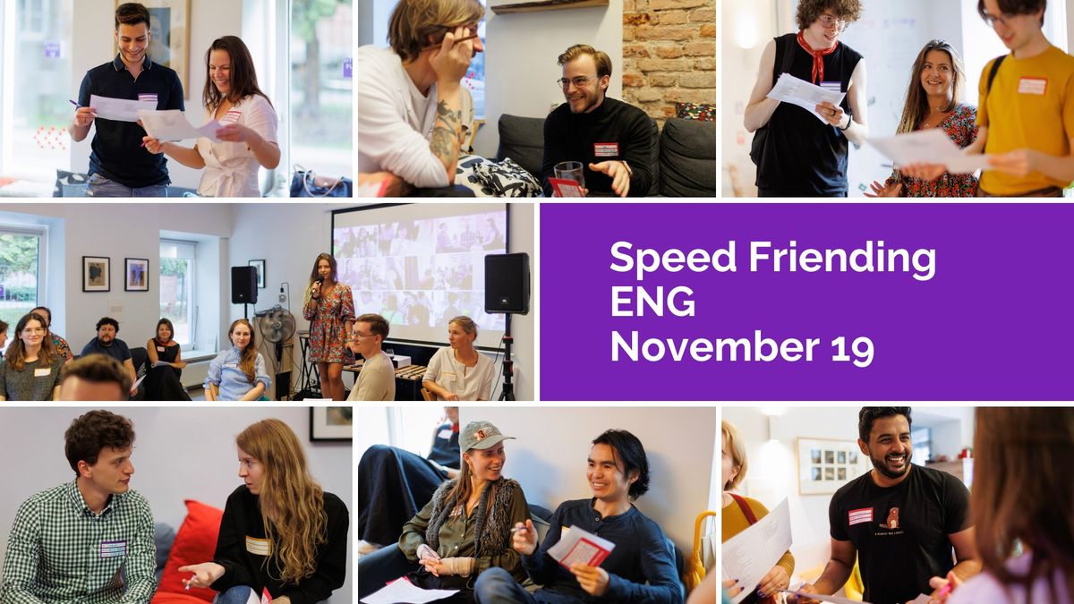 Speed Friending in English 