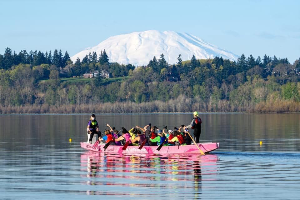 FREE: Breast Cancer Survivors Try Dragon Boat Paddling!