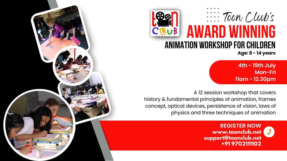Award Winning Animation Workshop for Children