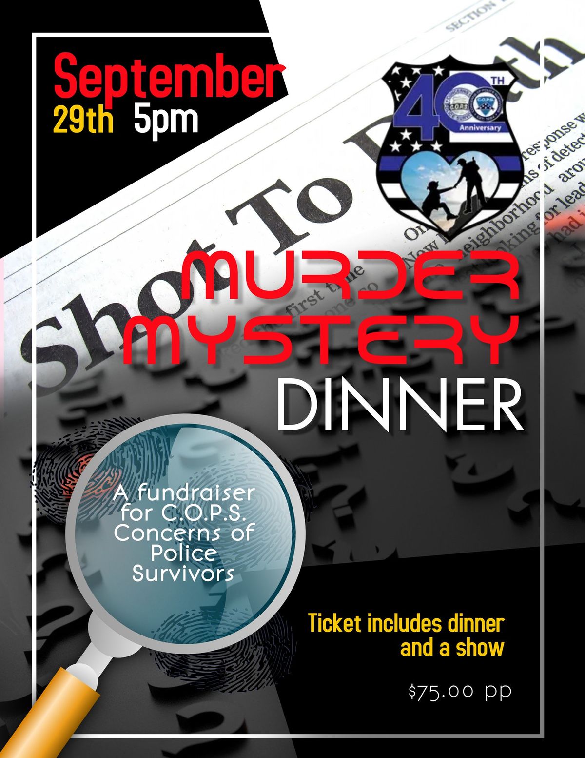 C.O.P.S. Murder Mystery Dinner