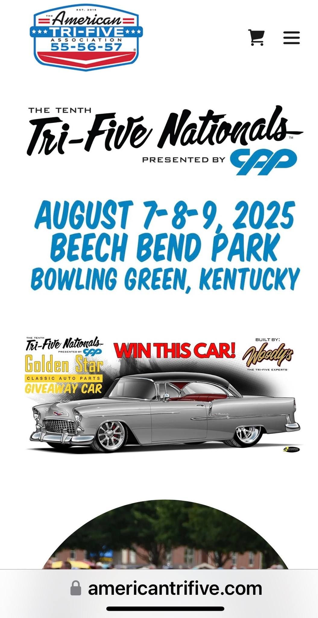 Annual Tri Five Meet Bowling Green KY. 