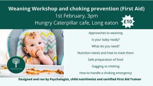 Weaning Workshop at The Hungry Caterpillar Cafe, Long Eaton
