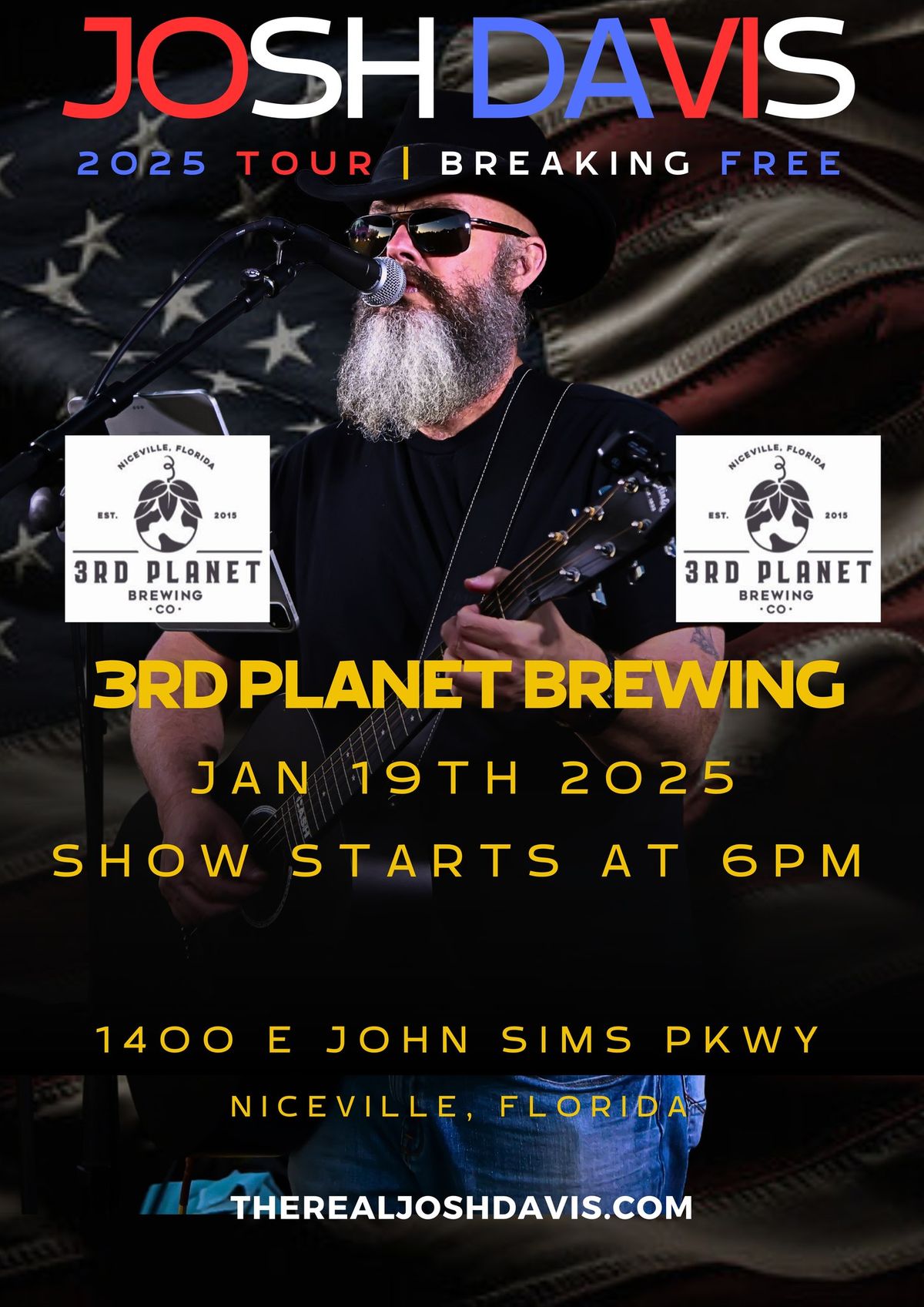 Josh Davis Live at 3rd Planet Brewing