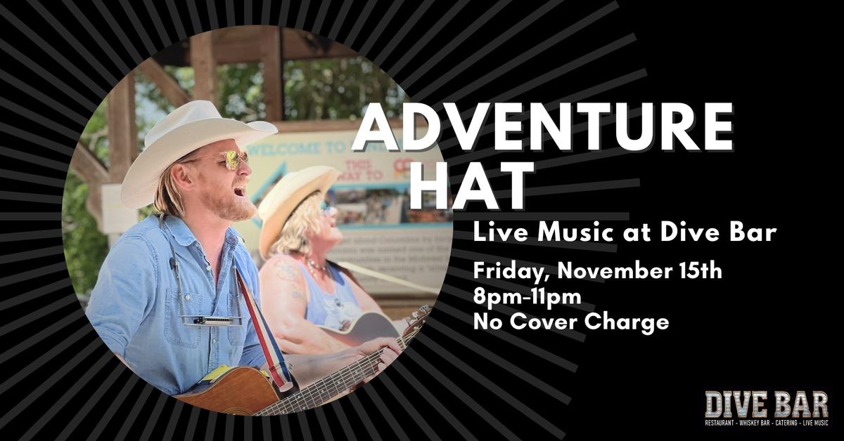 Adventure Hat at Dive Bar