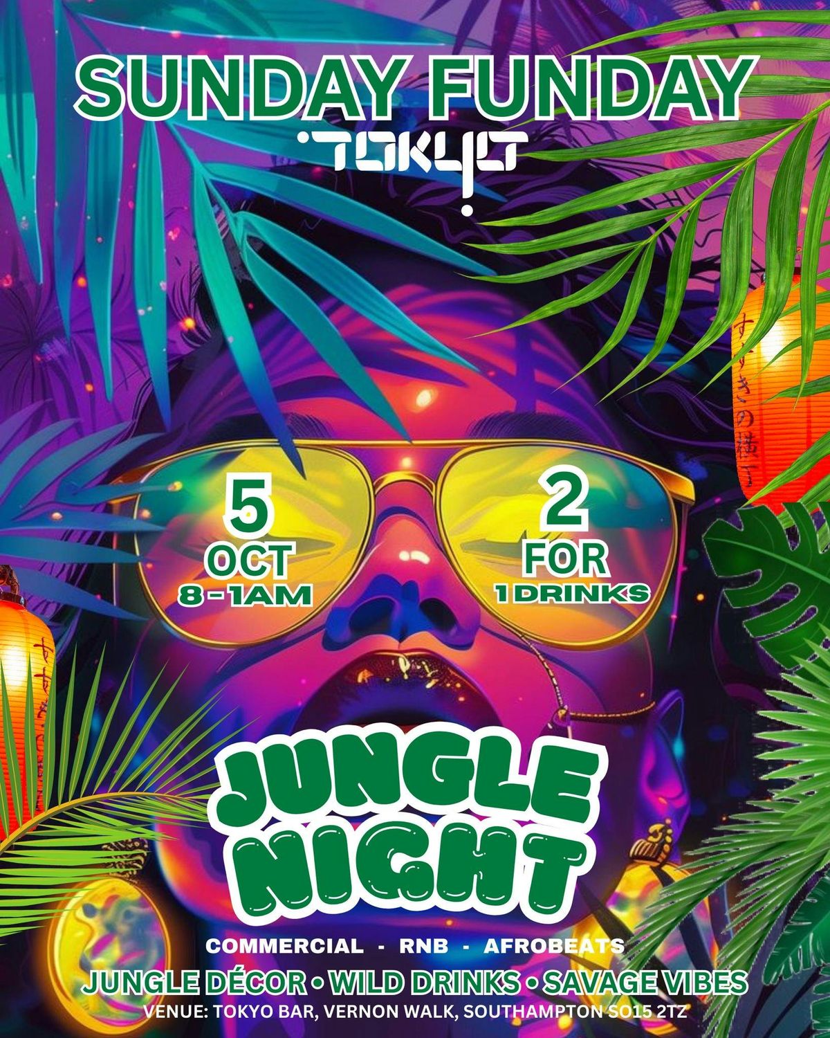 \ud83d\udc3e\ud83c\udf34SUNDAY FUNDAY: JUNGLE NIGHT\ud83d\udc3e\ud83c\udf34