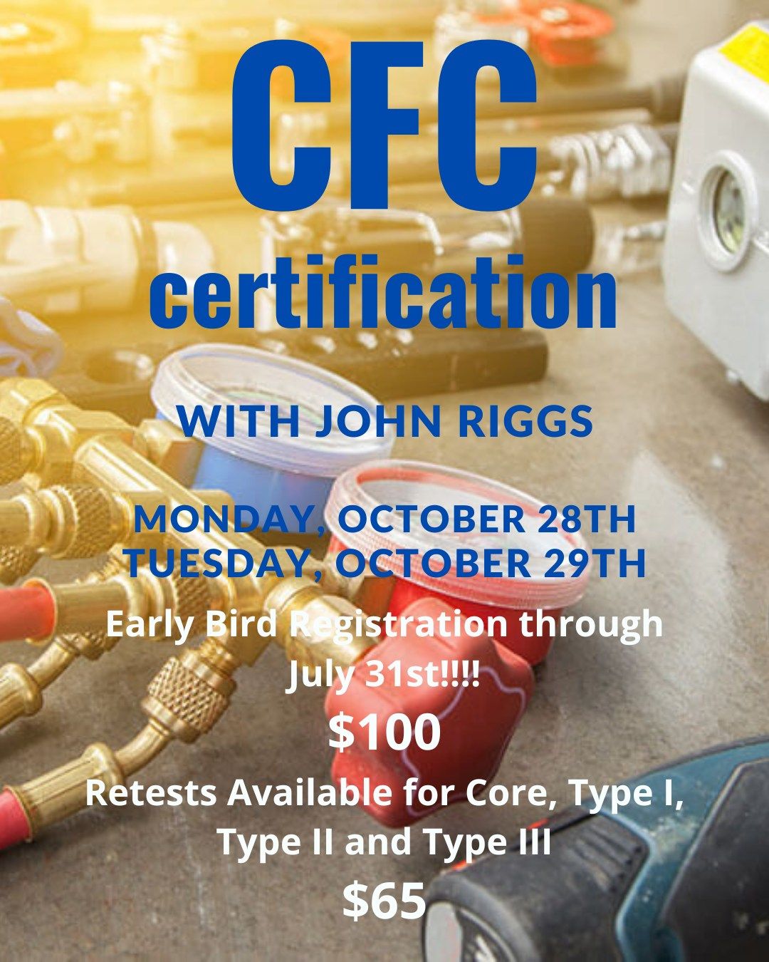 CFC Certification with John Riggs