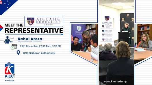 Meet the Representatives from Adelaide Education Group, Australia