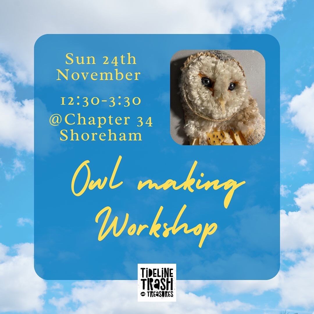 Owl making workshop @Chapter34 bookshop