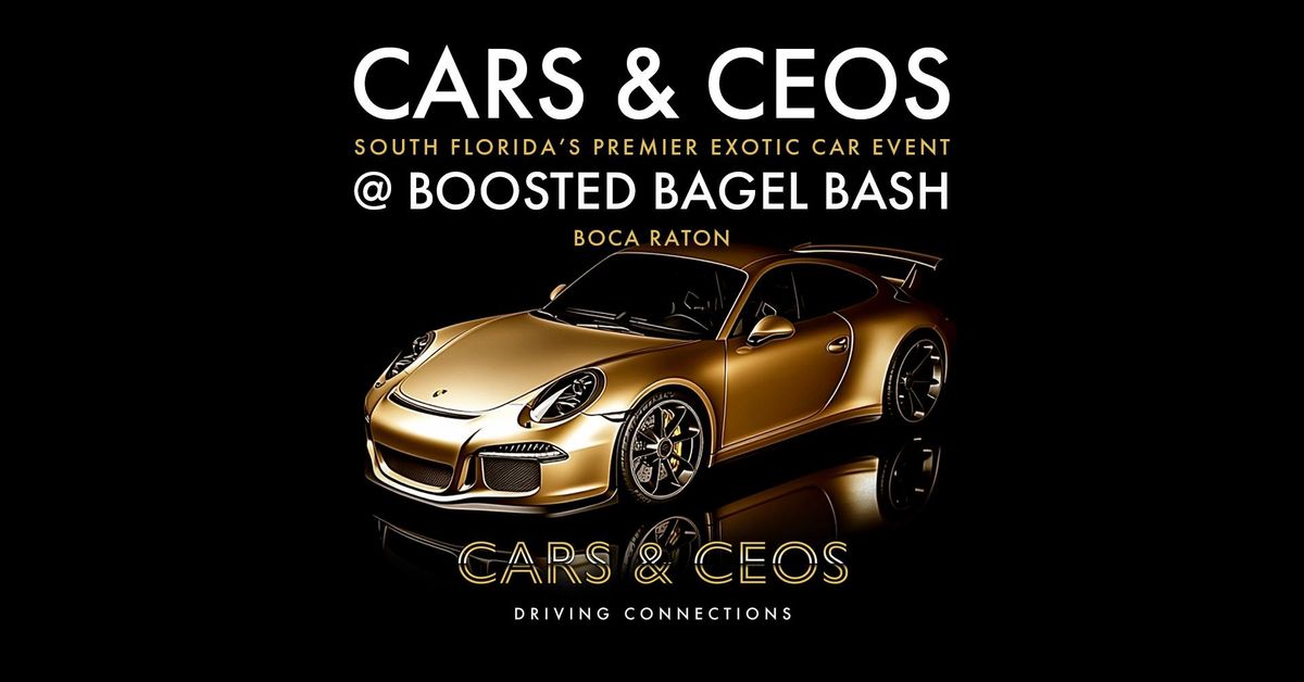 Cars & CEOs @ Boosted Bagel Bash