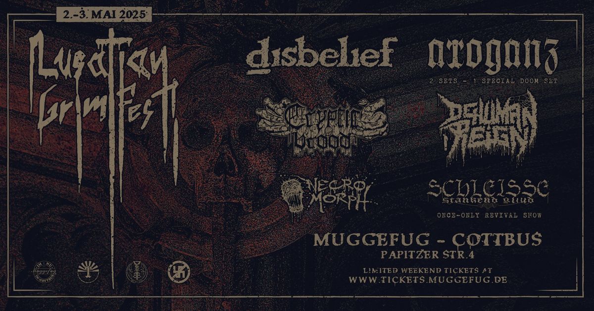 LUSATIAN GRIMFEST VOL.III - Disbelief, Arroganz, Cryptic Brood, Dehuman Reign and more...