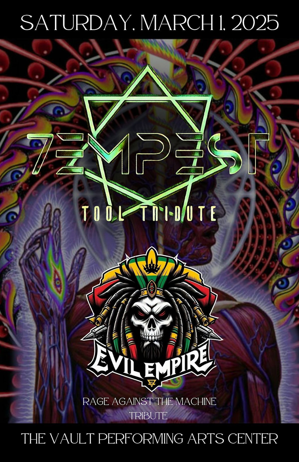 7empest - Tool Tribute \/ Evil Empire - Rage Against The Machine Tribute