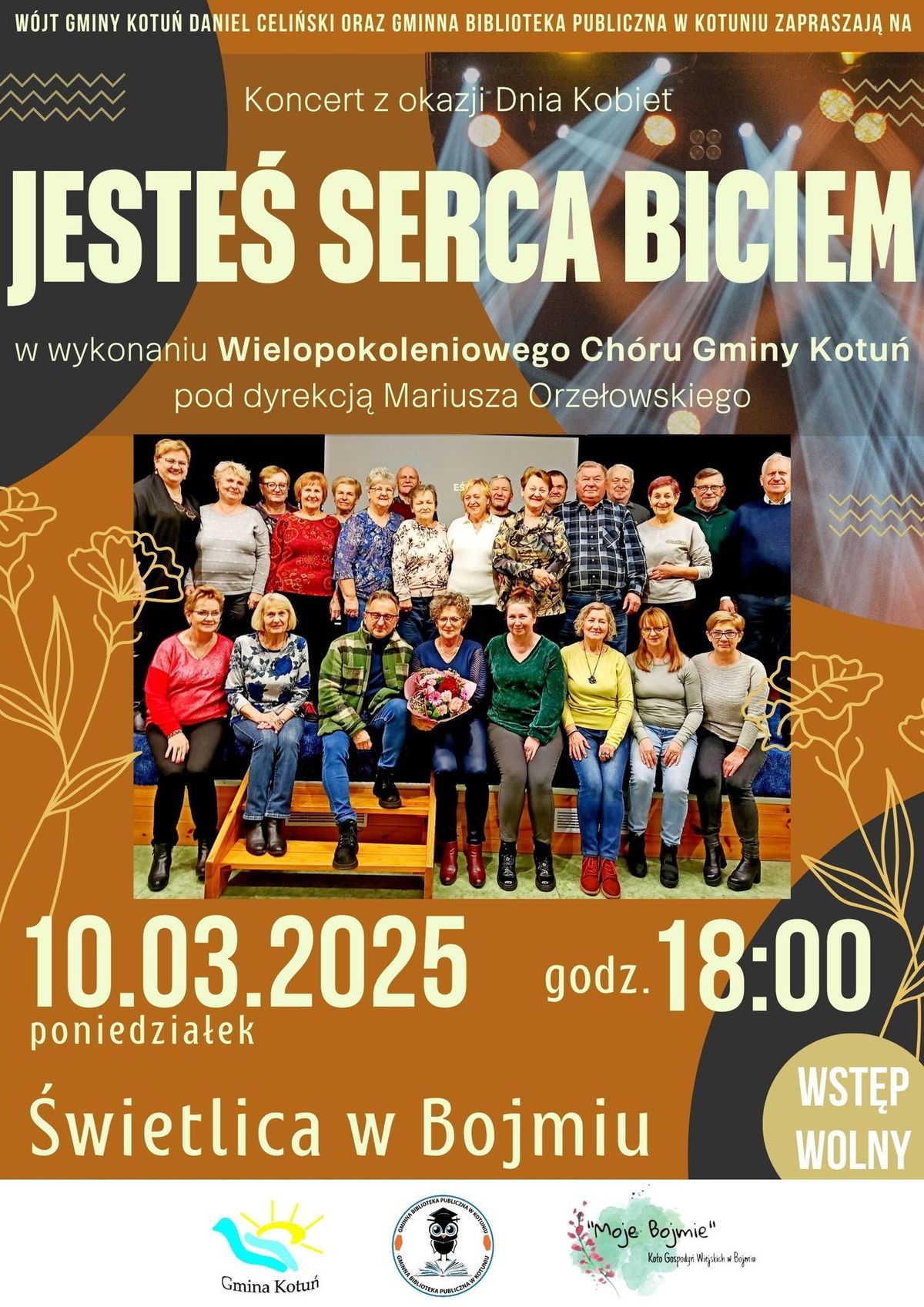 Koncert "Jeste\u015b Serca Biciem" w Bojmiu - Wielopokoleniowy Ch\u00f3r Gminy Kotu\u0144