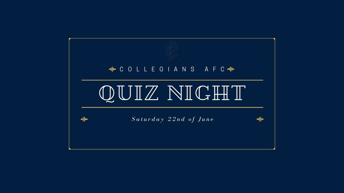 Collies Quiz Night 
