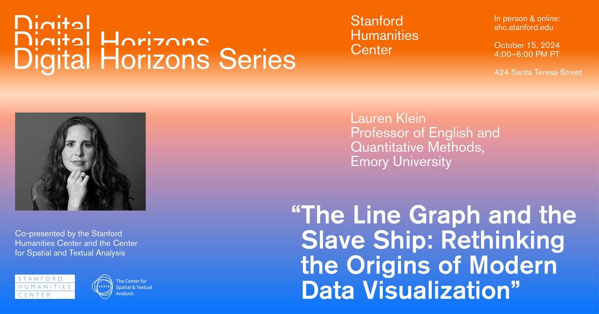 Digital Horizons Lecture | Lauren Klein