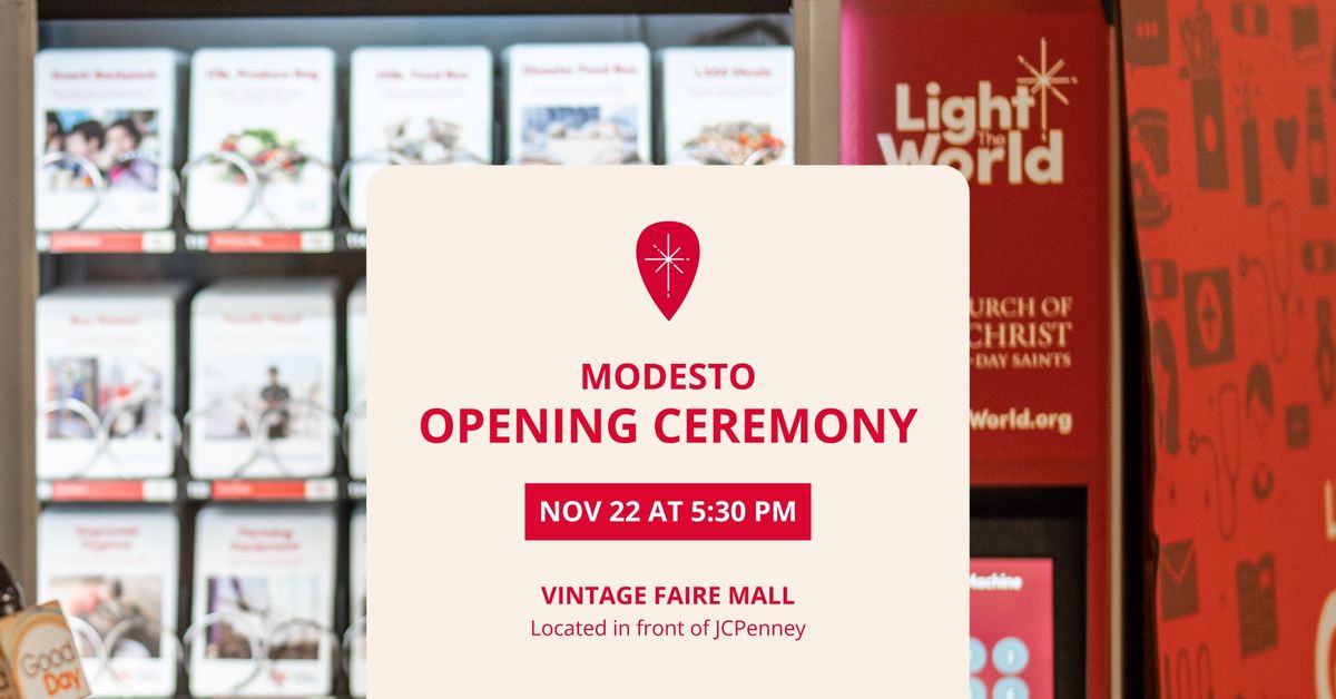 Modesto Giving Machines Opening Ceremony