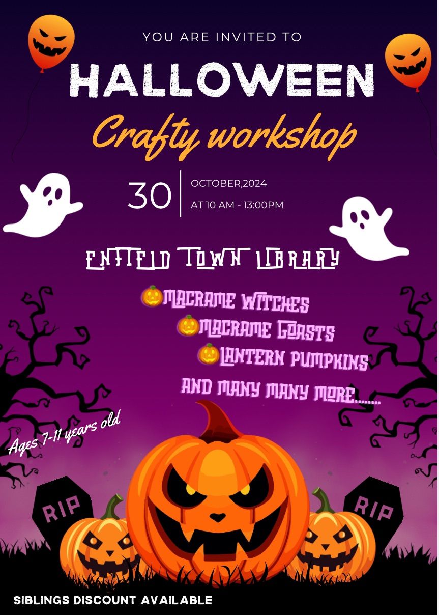 Halloween crafty workshop