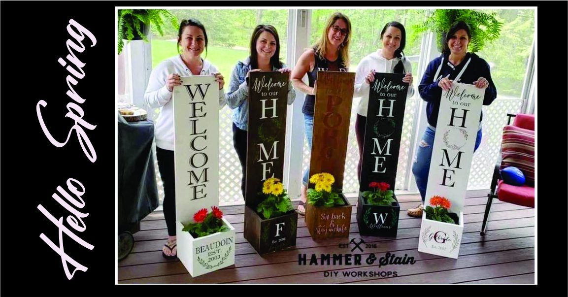 Hammer & Stain Tri-Cities Diy Pine Porch Planter Workshop