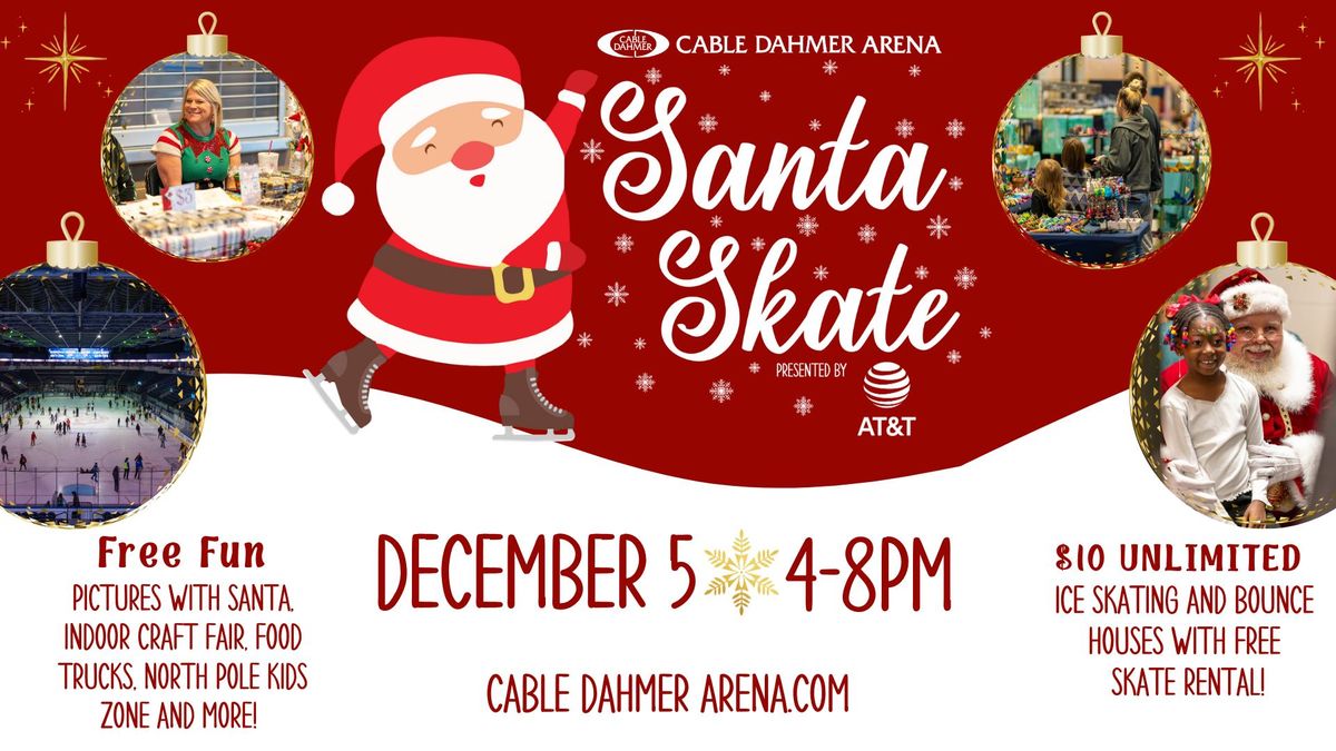 Santa Skate presented by AT&T