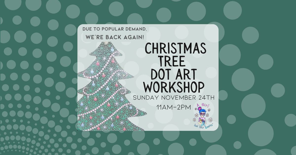 Christmas Tree Dot Art Class