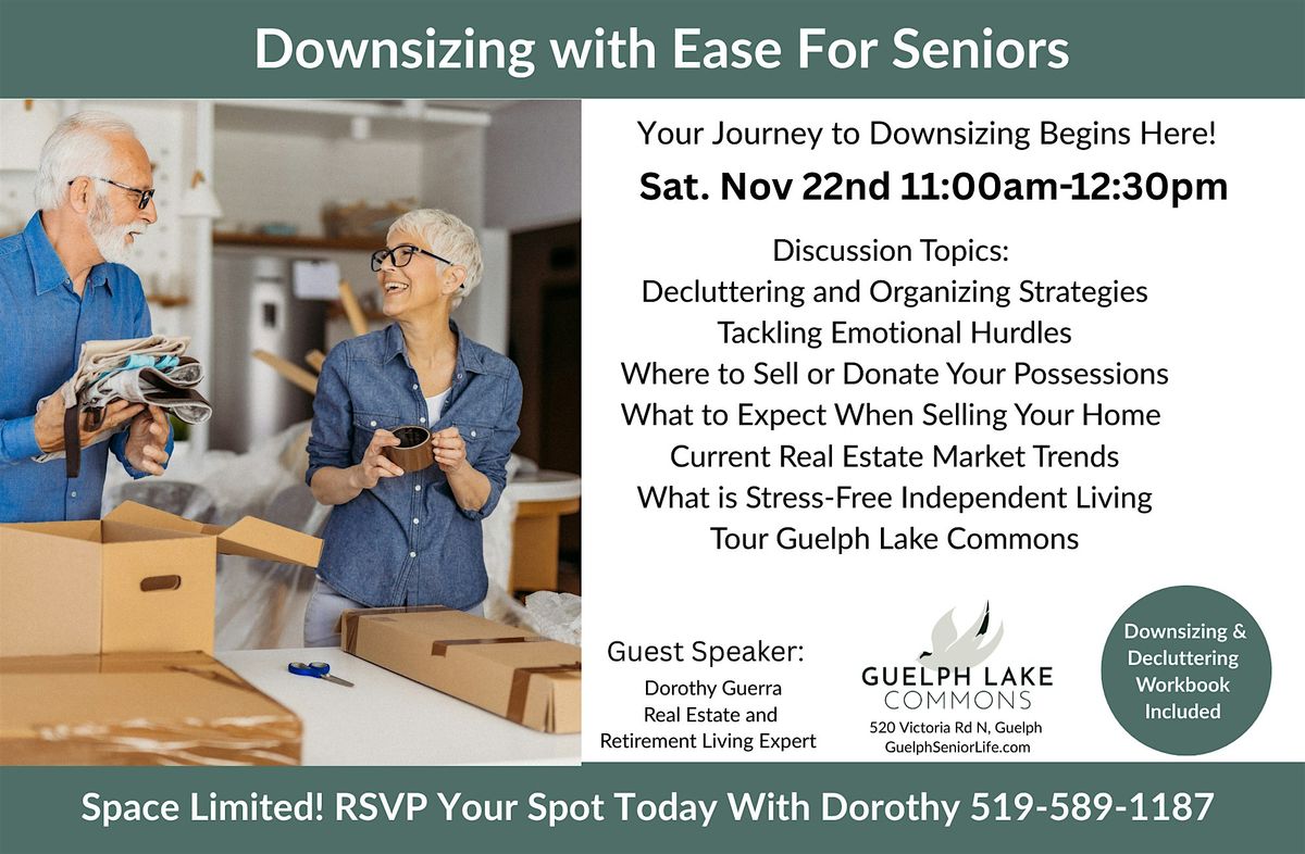 Downsize With Ease for Seniors Seminar
