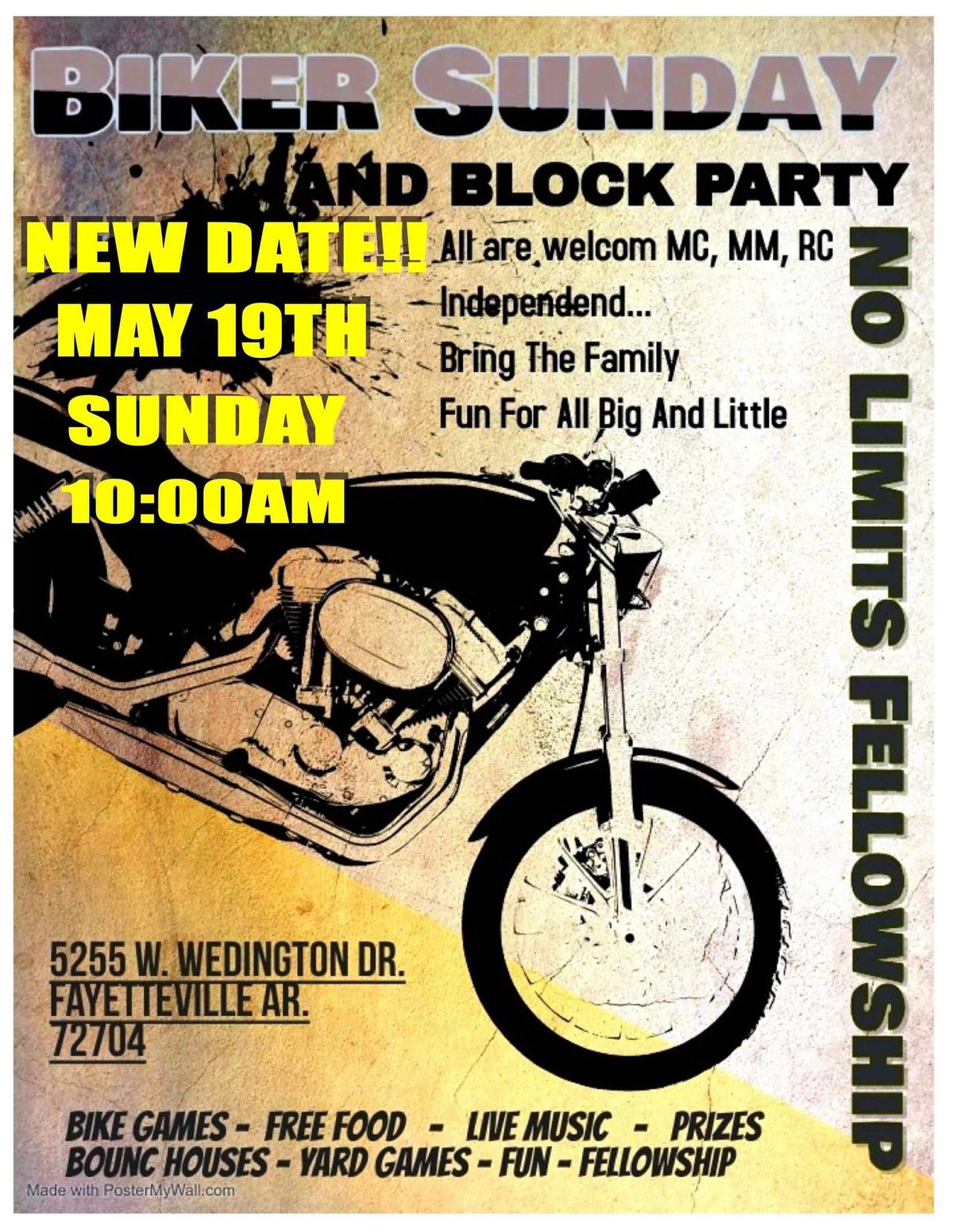 Biker Sunday And Block Party