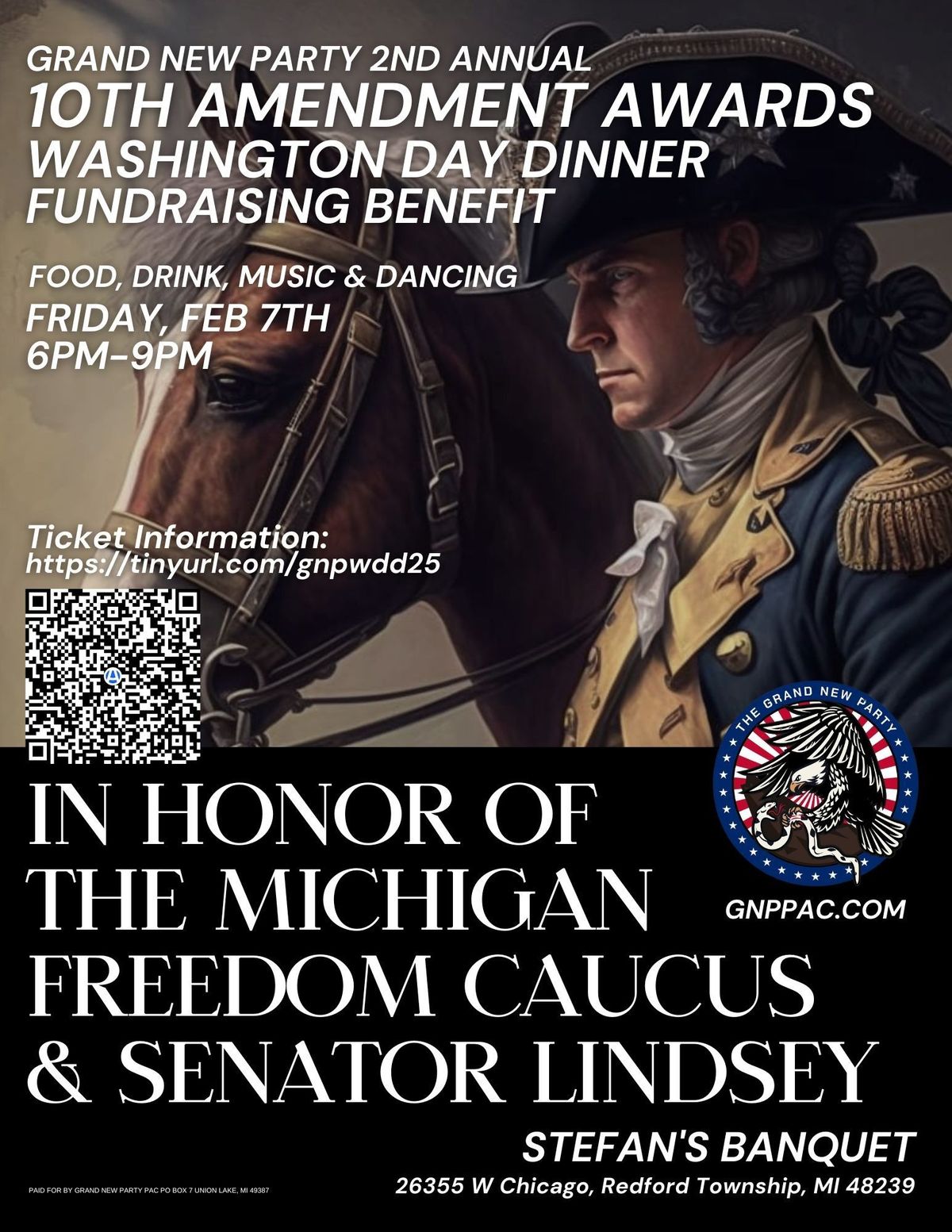 GNP Washington Day Dinner - 10th Amendment Awards