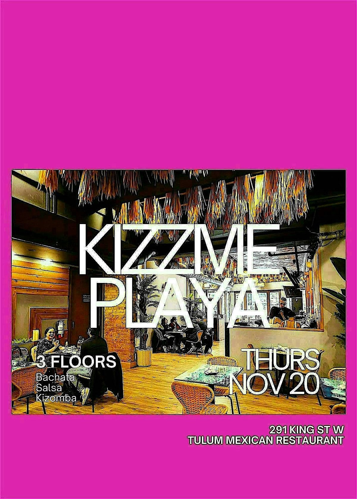 KizzMe Playa at Tulum Bachata Salsa Kizomba Beach Tattoo Party