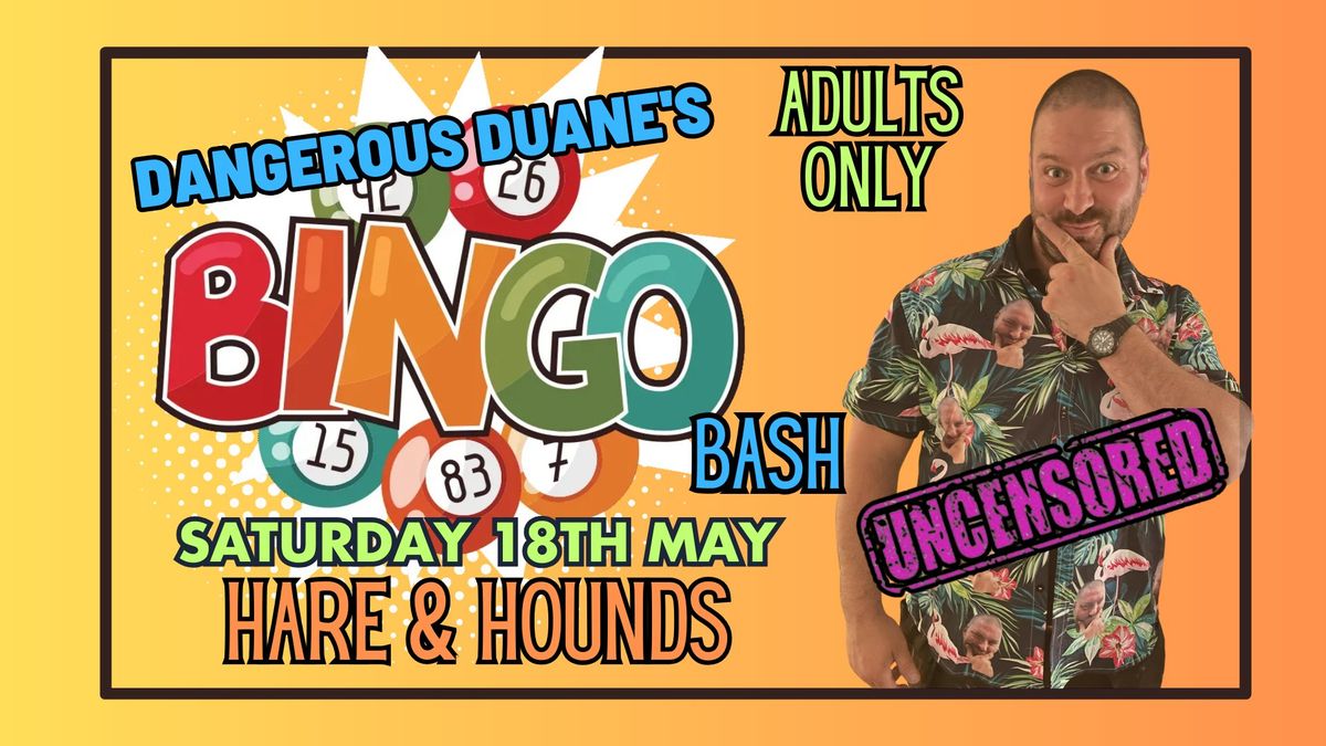 Bingo Bash at The Hare & Hounds (Adult Only)