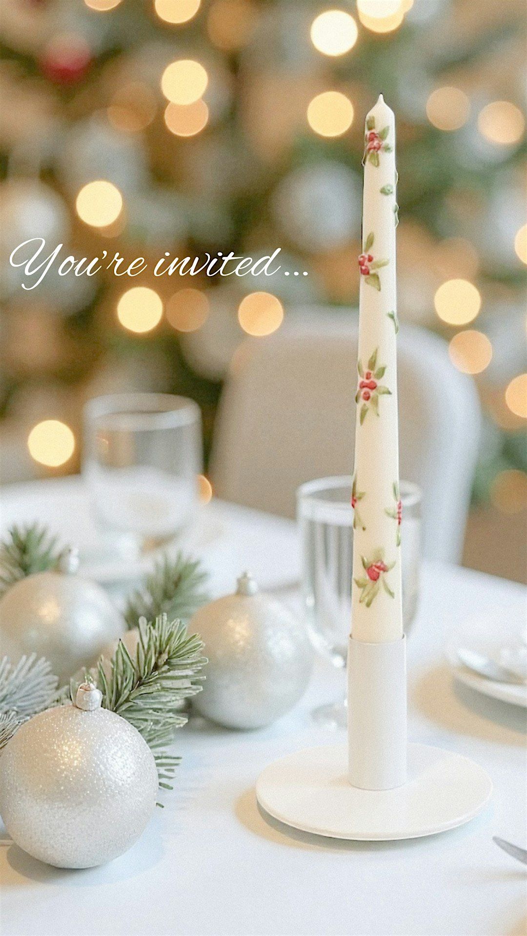 Merry & Lit Candle Soir\u00e9e