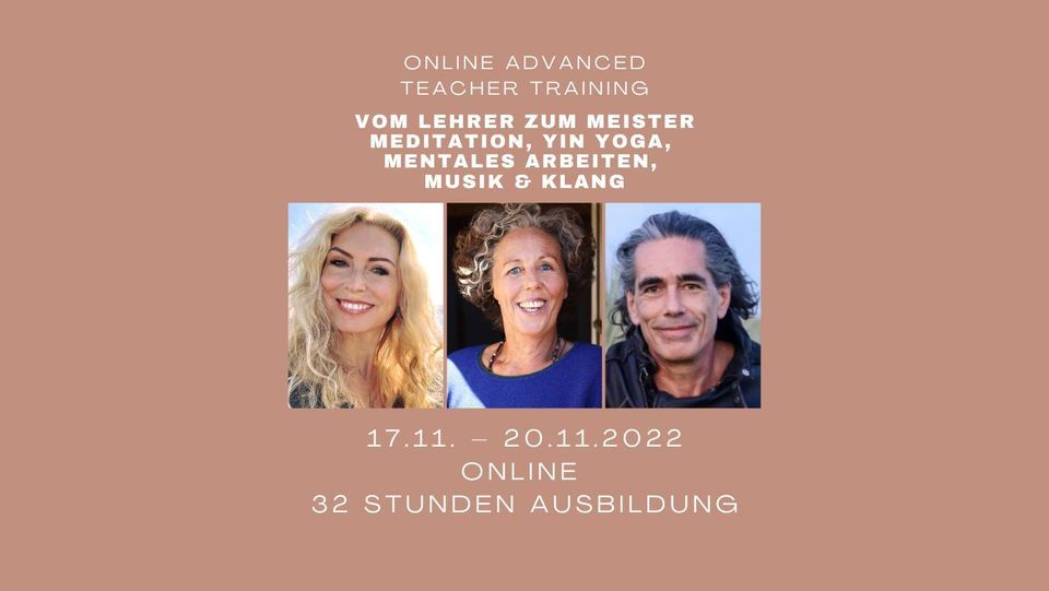 Online Advanced Teacher Training  mit Tanja Seehofer, Doris Iding und Yann Kuhlmann | Anjali Yoga