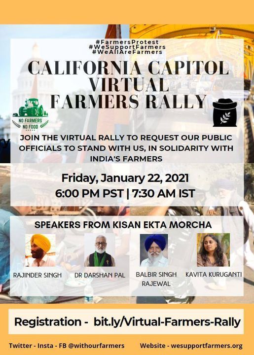 California State Capitol Virtual Farmers Rally
