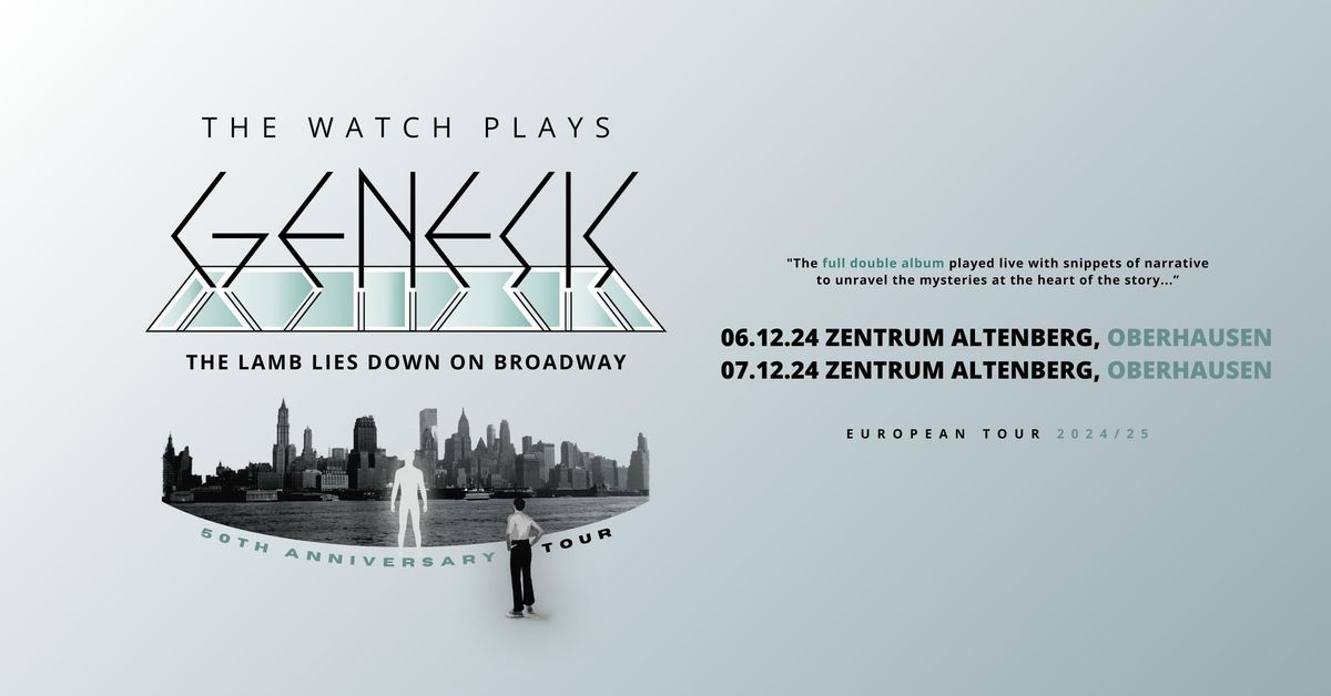 The Watch plays Genesis : 50th The Lamb lies down on Broadway I  Stehplatz normal (07.12.24)