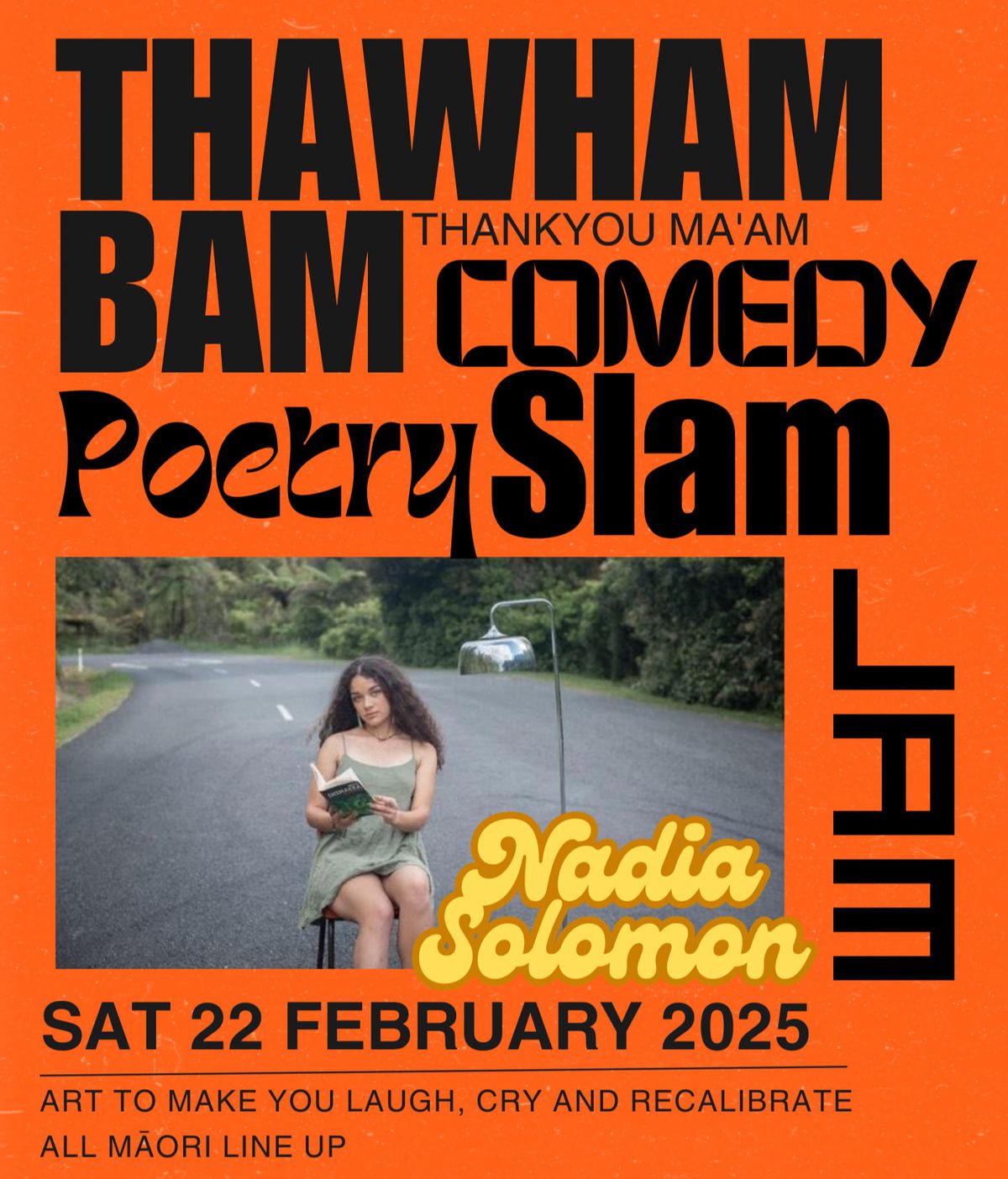 THAWHAMBAM thank you ma'am comedy poetry slam jam